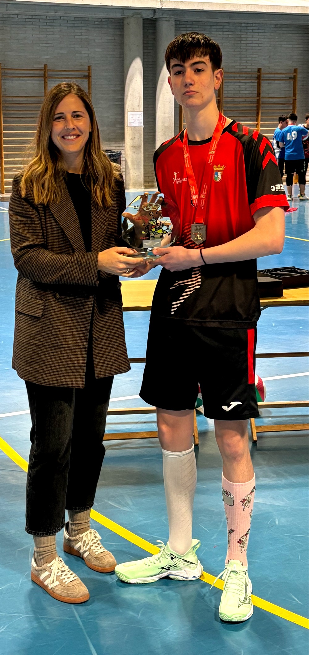El estadio Larrabide de Pamplona acogió la disputa de las finales de los JDN cadete (femenina y masculina) y juvenil (masculina)